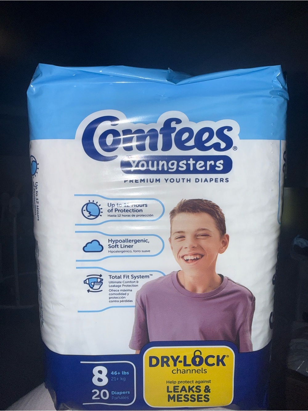 Youngsters Premium Youth Diapers — Blue